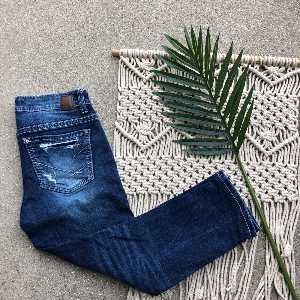 BKE Stella Mid-Rise Crop Jeans Size 26